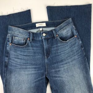 Level 99 Claudia Flare Jeans Mid‎ Rise Brit Blue Size 31 Stretch